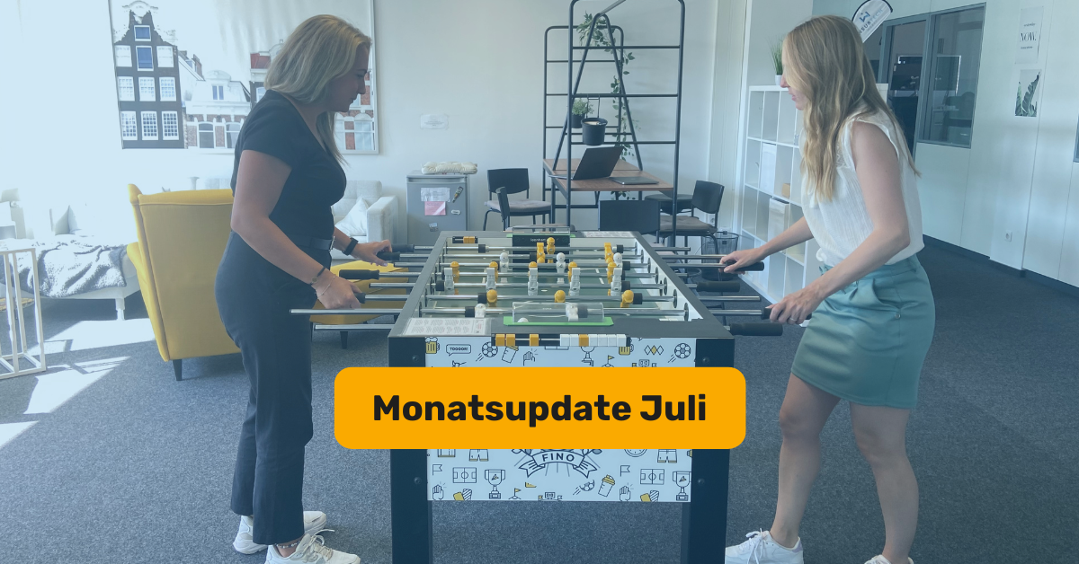 Blogartikel Monatsupdate Juli