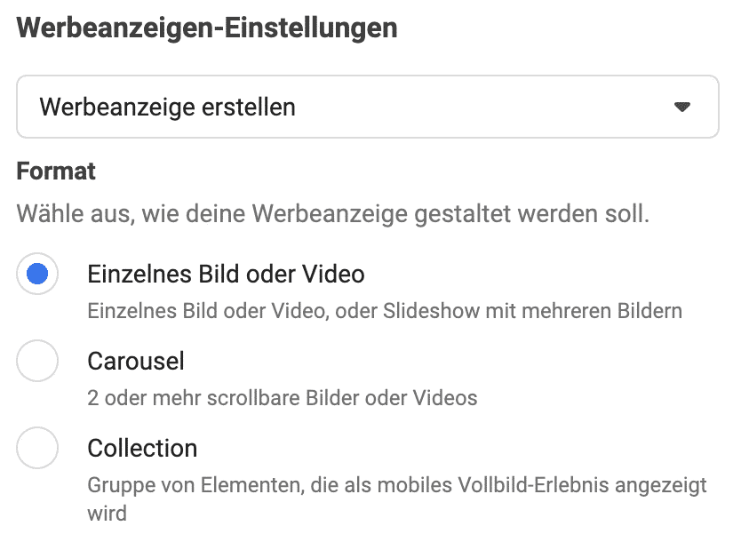 ad settings