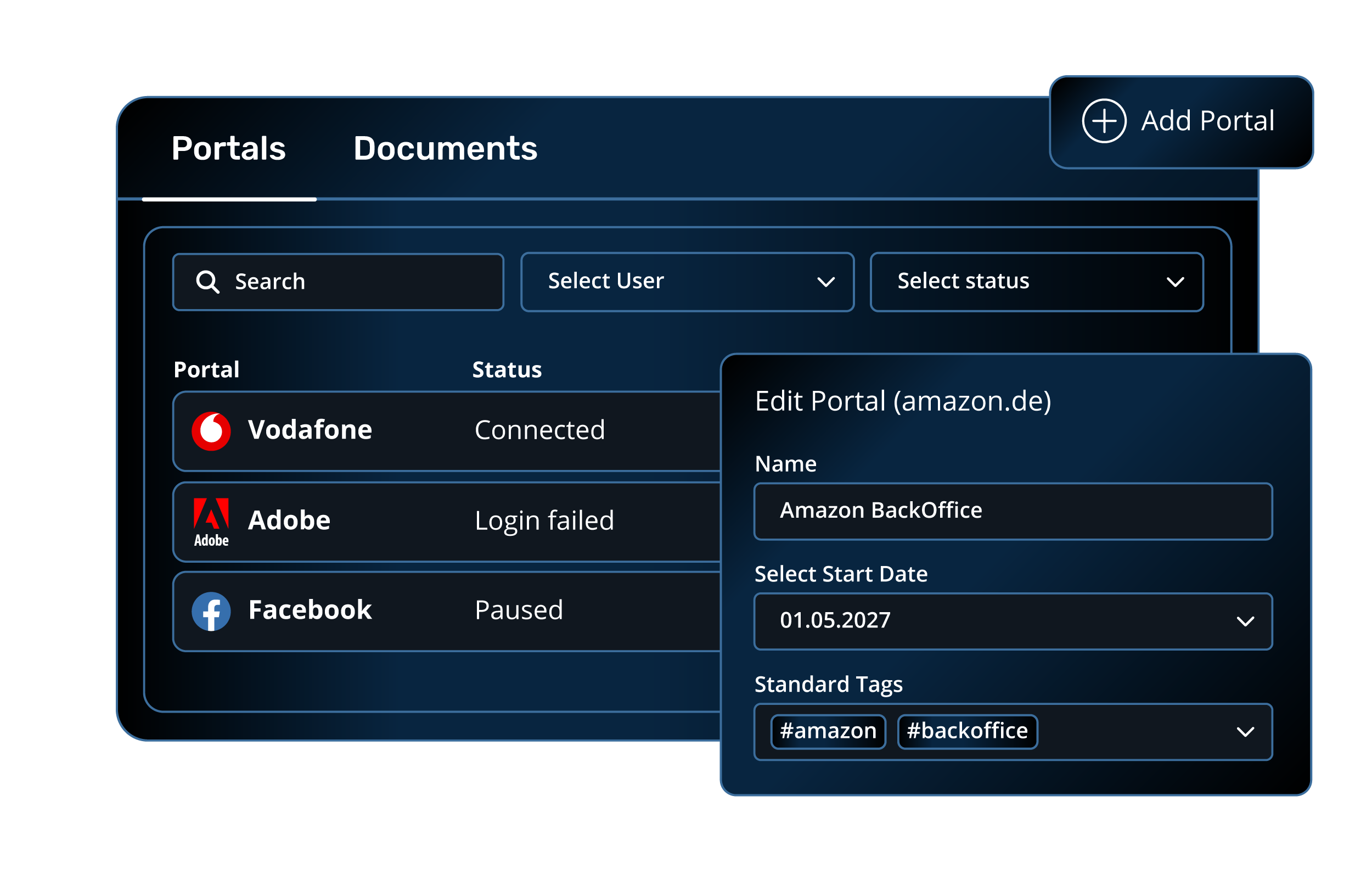 Trasferimento delle fatture da GetMyInvoices a DATEV Unternehmen Online e ADDISON OneClick