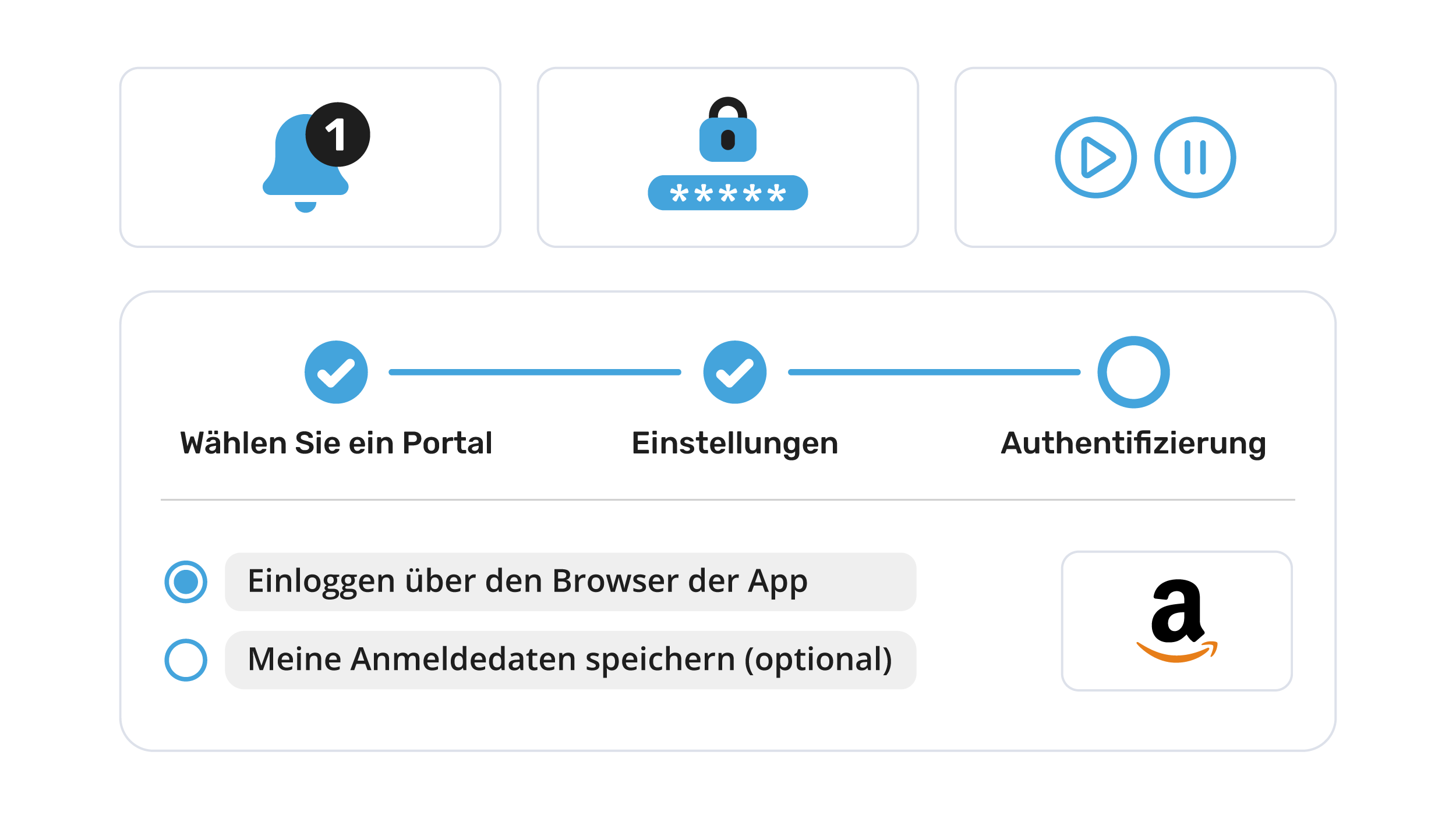 Rechnungsübertragung von GetMyInvoices an DATEV Unternehmen Online und ADDISON OneClick
