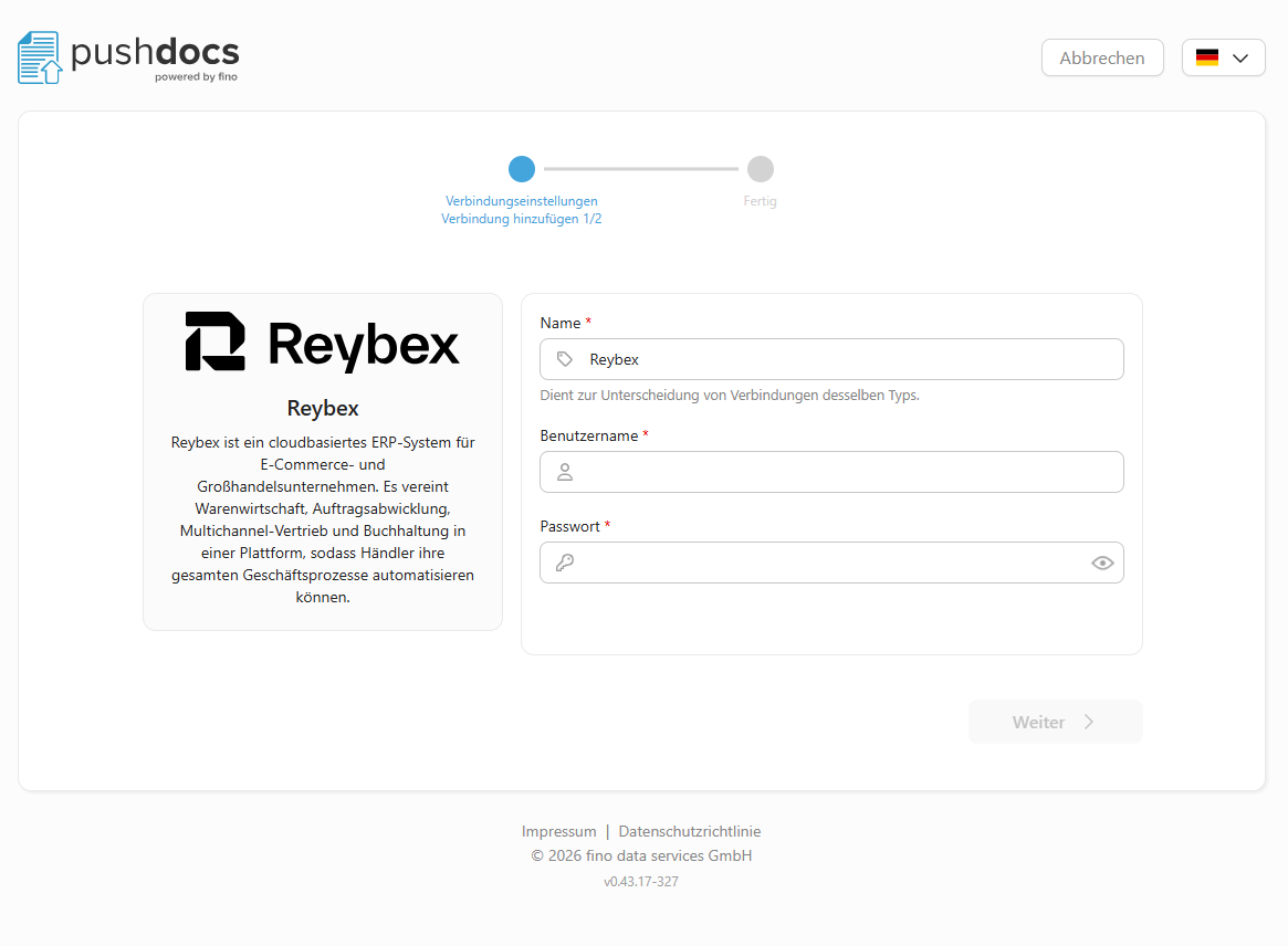 Passaggio in GetMyInvoices per l'integrazione Reybex