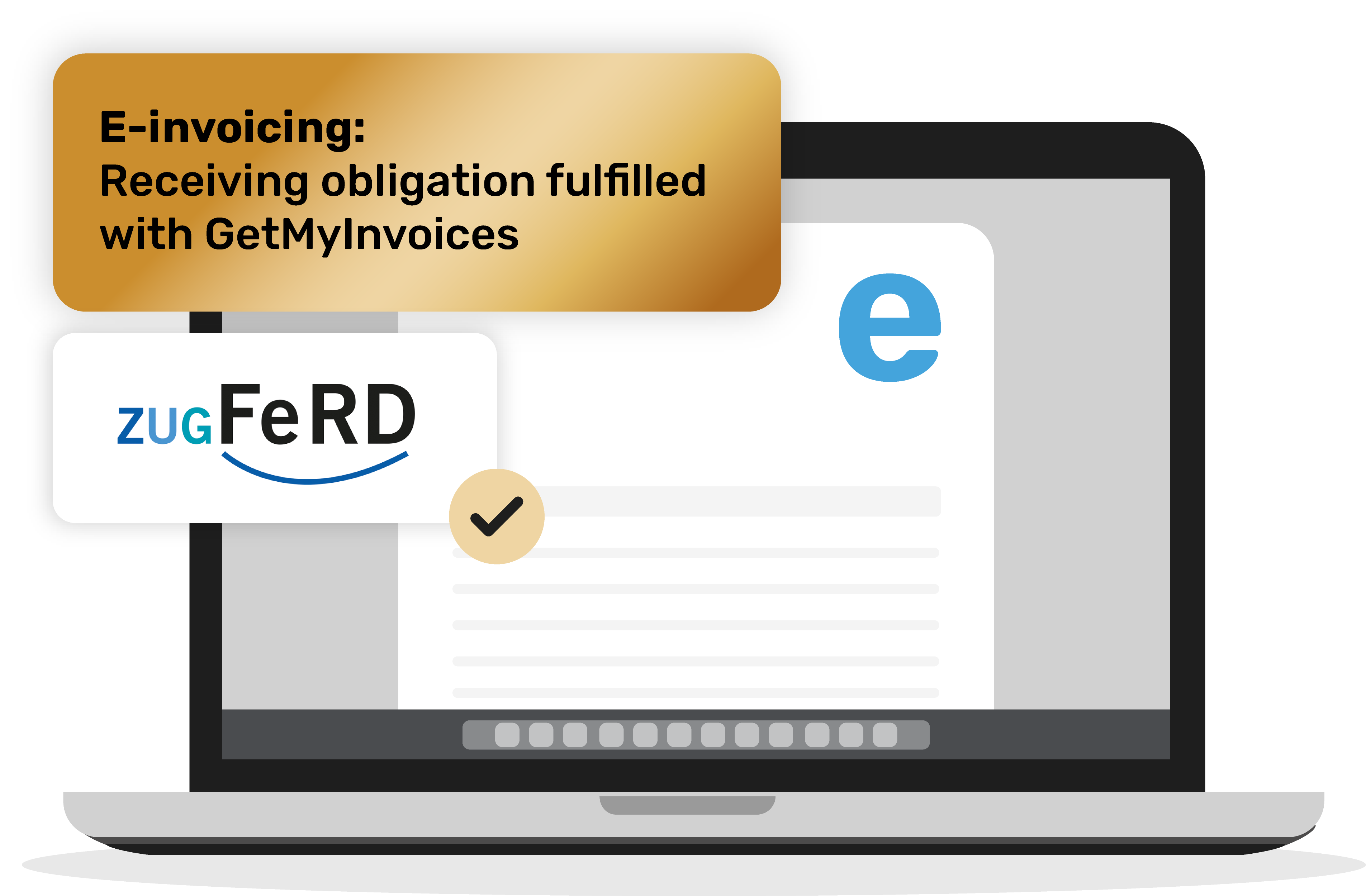 Ricevere ed elaborare la fattura elettronica in formato ZUGFeRD in GetMyInvoices
