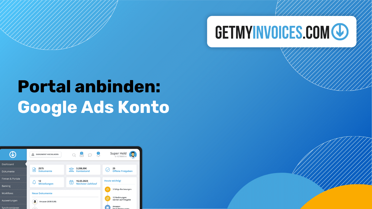 Portal anbinden: Google Ads
