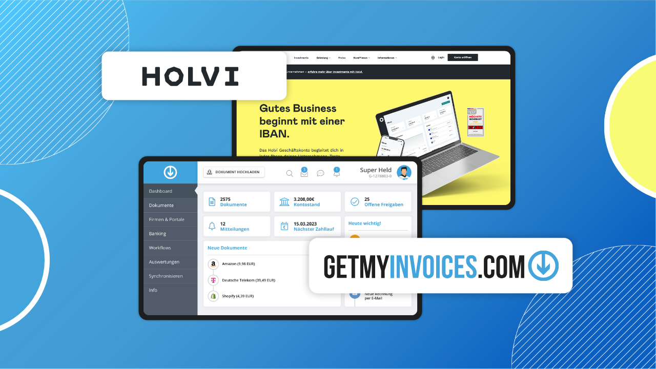Der Schlüssel zu einem effizienten Rechnungs- und Finanzworkflow mit Holvi & GetMyInvoices