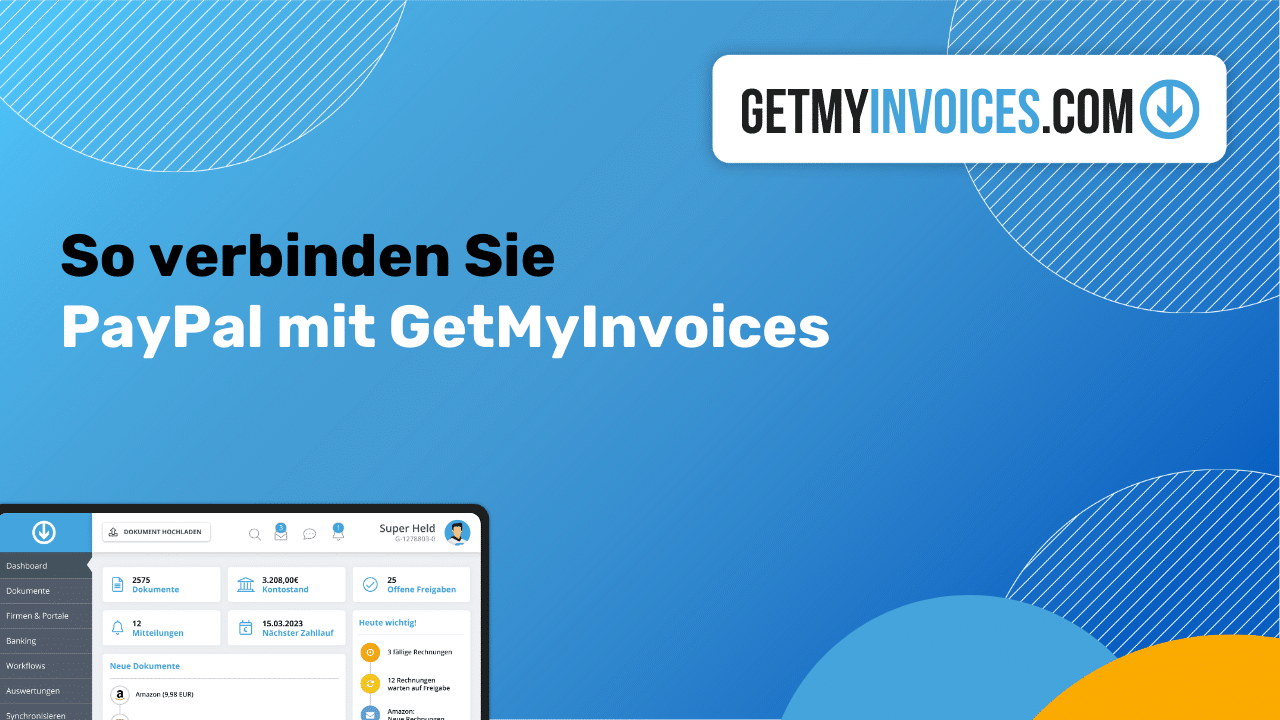 Paypal Konto anbinden