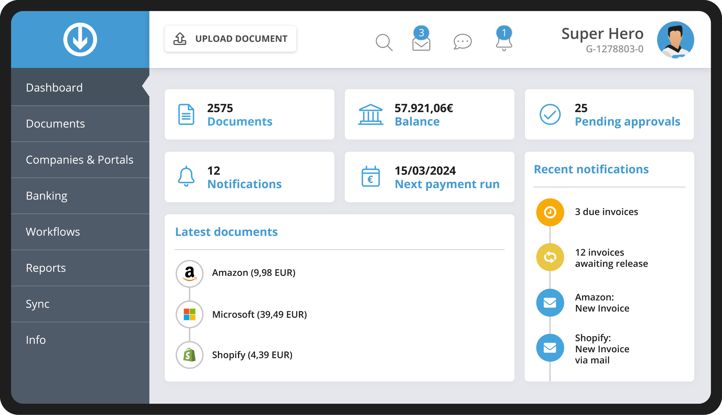 GetMyInvoices Partner Argento: esperto digitale per la trasmissione automatizzata dei documenti