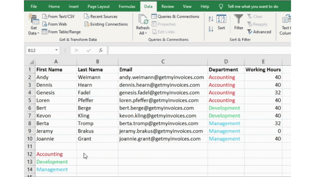 Excel Performing Basic Calculations